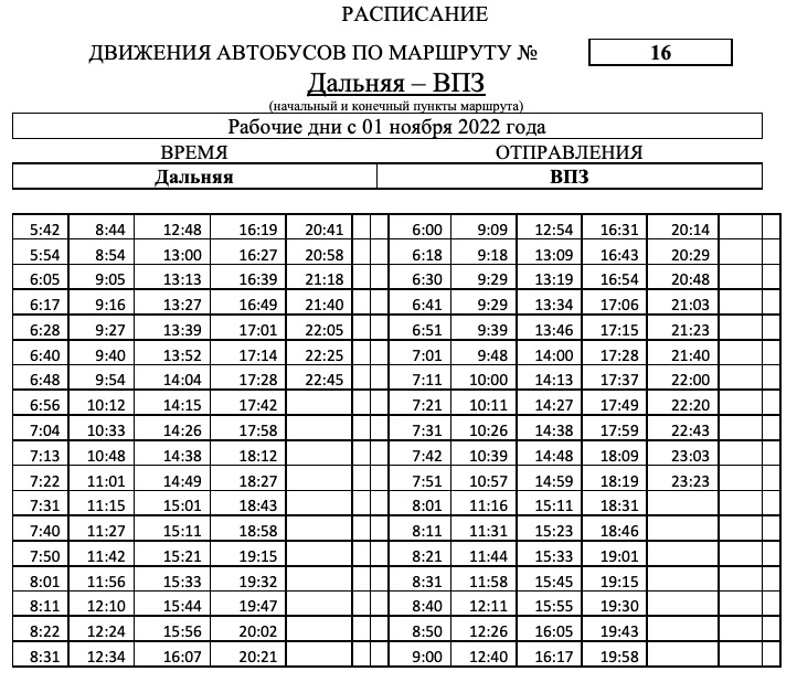 Расписание автобусов карта вологда