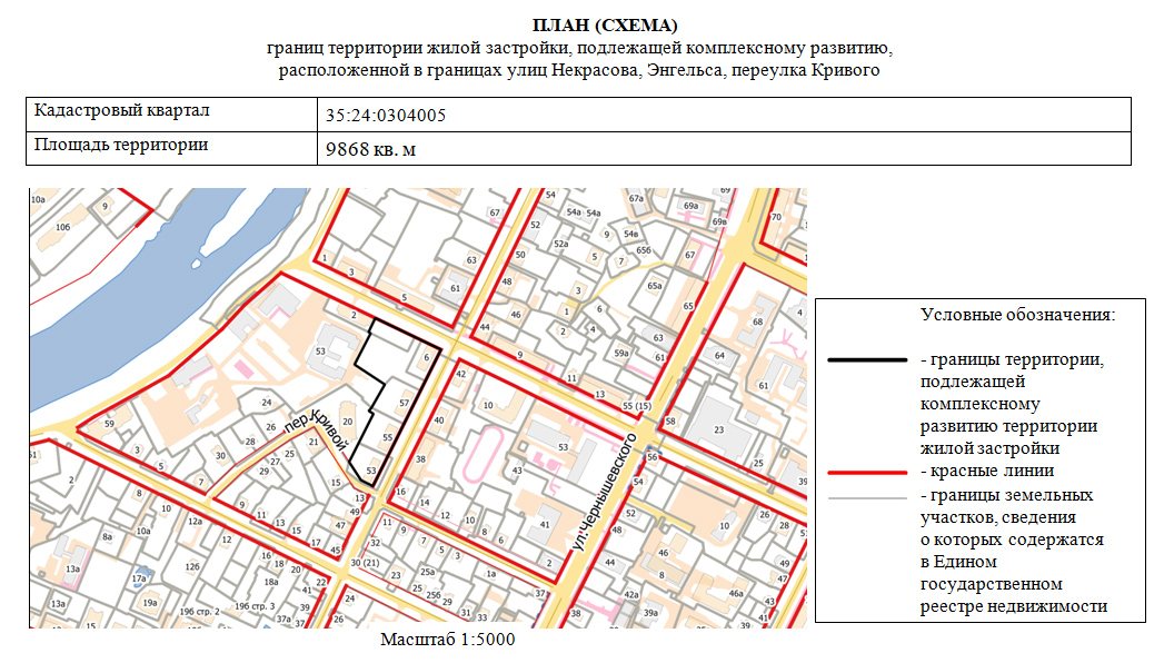 В Вологде перестроят часть квартала