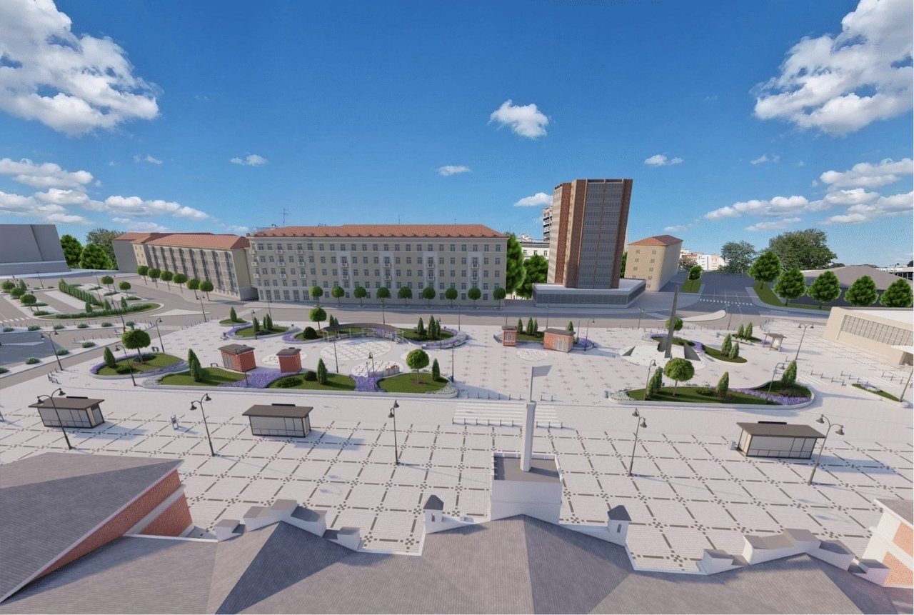 Андрей Накрошаев рассказал и показал, как будет выглядеть площадь Бабушкина в Вологде