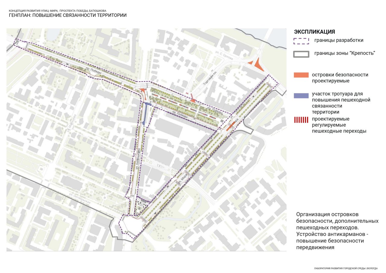 Представлена новая концепция трёх центральных улиц Вологды