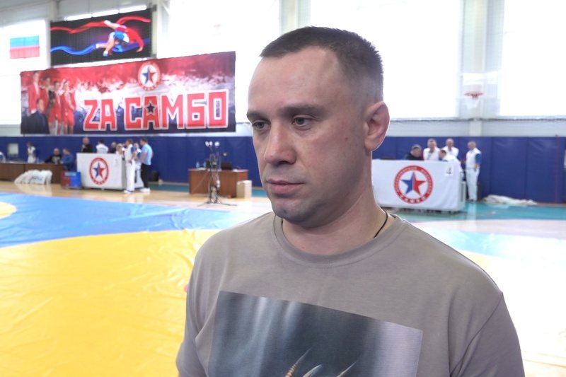 Андрей Луценко поприветствовал участников межрегиональных соревнований по самбо