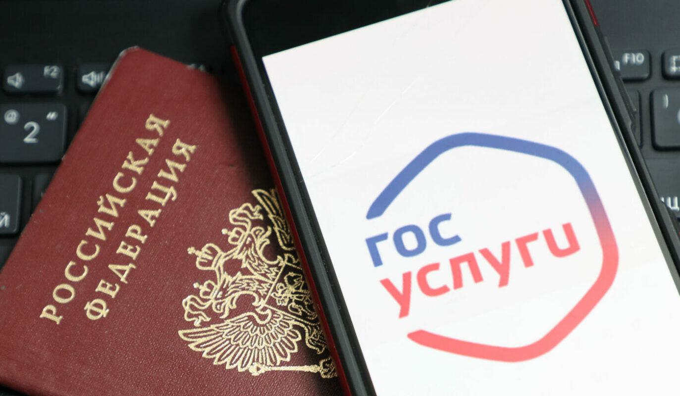 паспорт РФ, Госуслуги