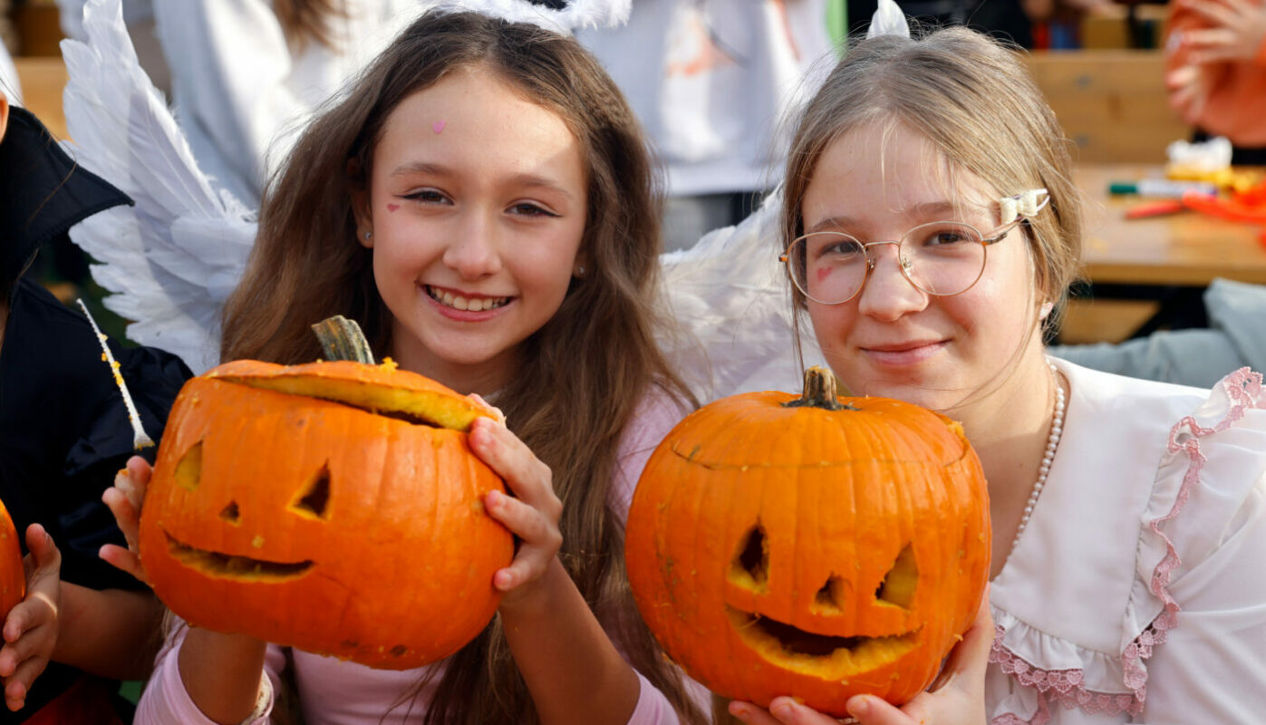 тыквы на Halloween