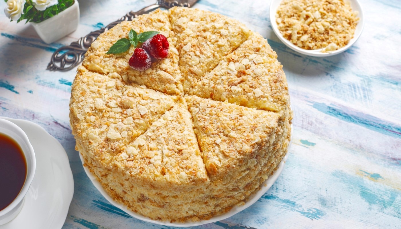 Еда торт наполеон