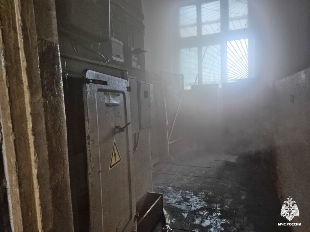 В Вологде горел тир