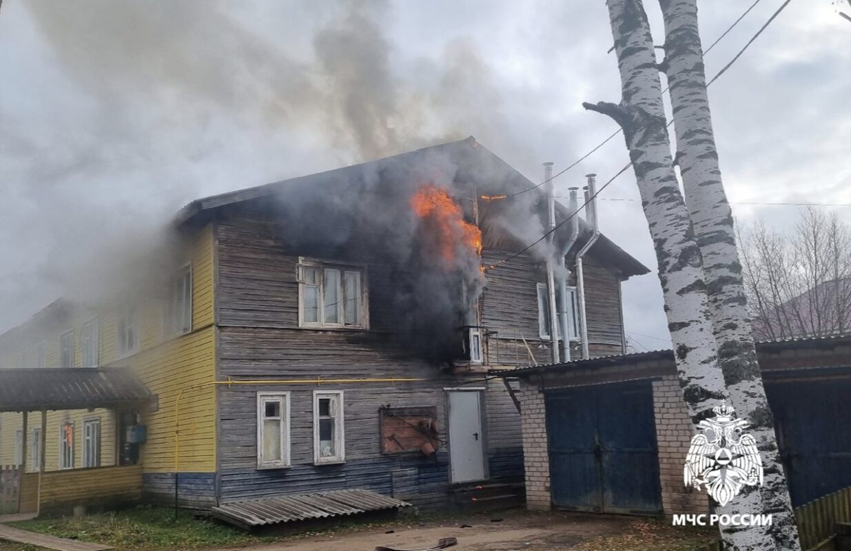 В Вологодской области горела редакция районной газеты