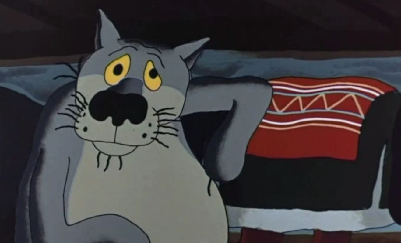 сюжет из м/ф "Жил был пес"