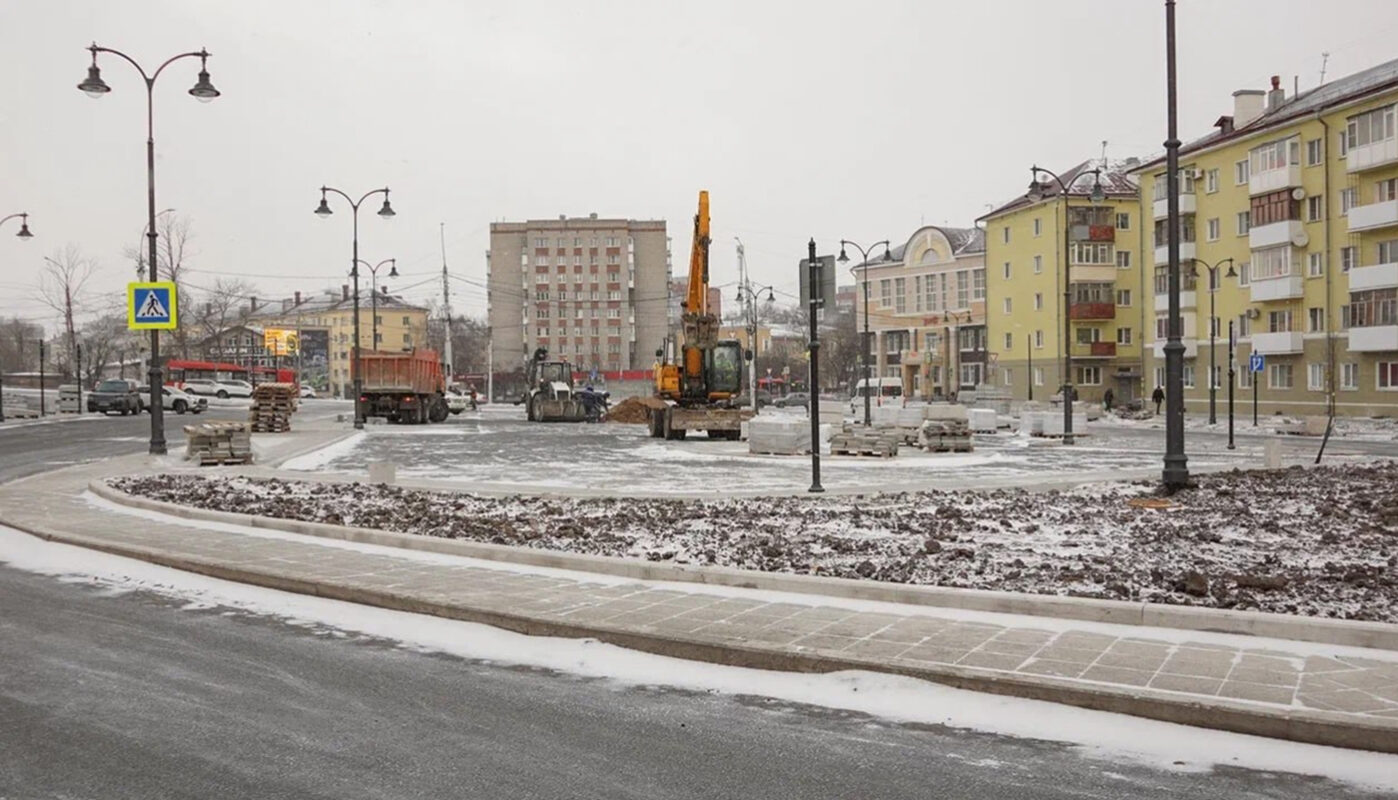 Жителям Вологды объяснили, когда будет завершено благоустройство площади Бабушкина и Пушкинской аллеи