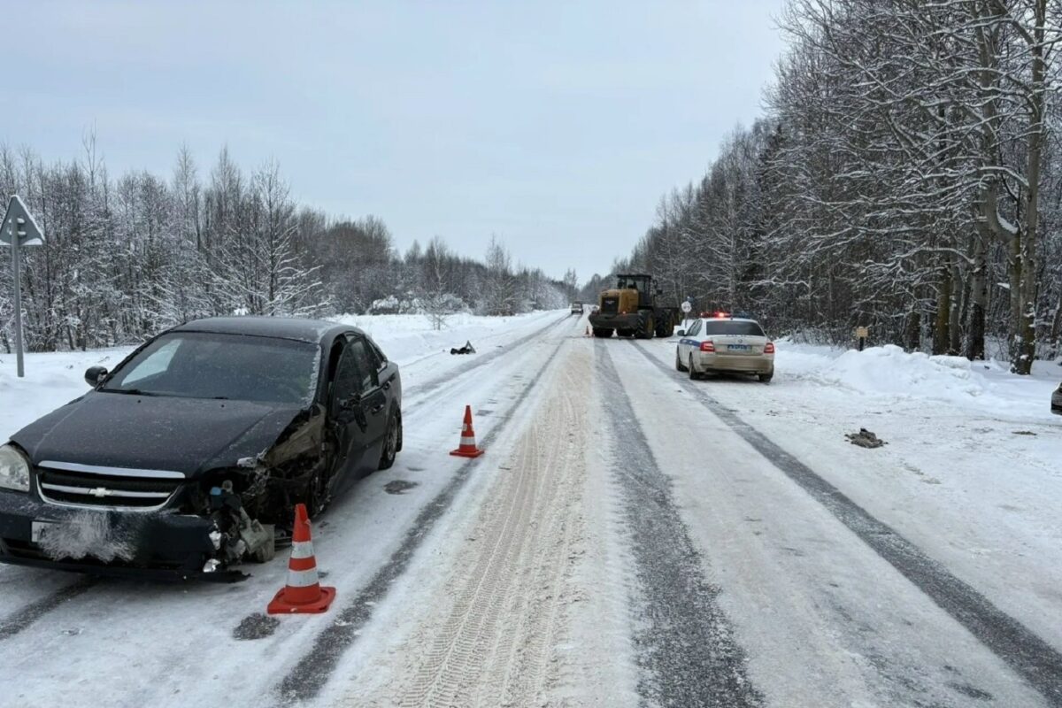 Пожилая женщина травмирована в ДТП под Вологдой