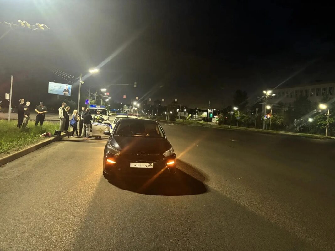 В Череповце ночью погиб пешеход