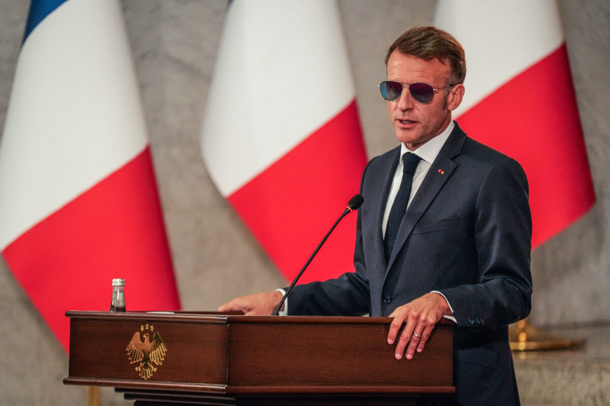 президент Франции Эммануэль Макрон