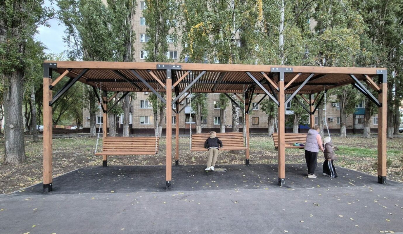 Качели, дети