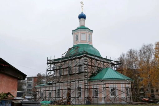 В Вологде завершается восстановление церкви Владимирской иконы Божией Матери